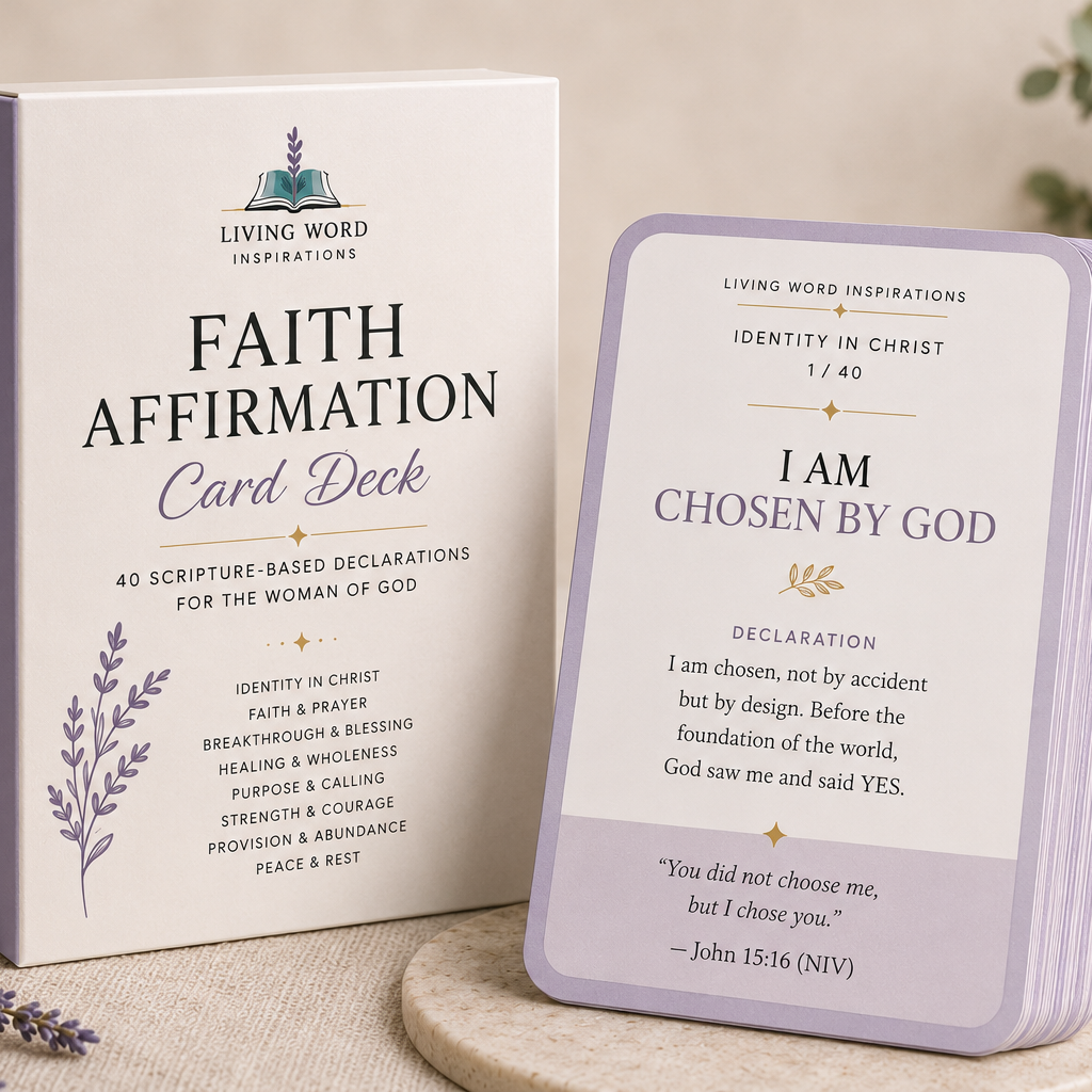 Faith Affirmation Card Deck