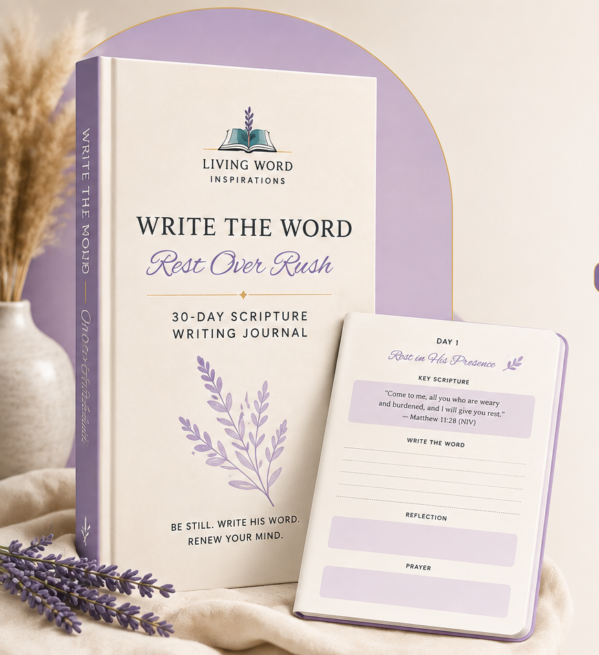 Write The Word: Rest Over Rush